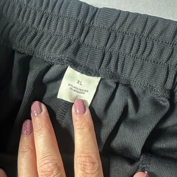 Halara Wide Leg Pants High Waisted Pocket Pleated Size XL Black - Picture 4 of 9